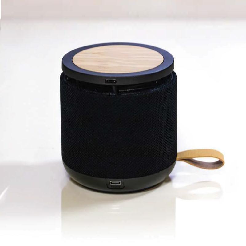 Bamboo Bluetooth Speaker with Wireless Charger